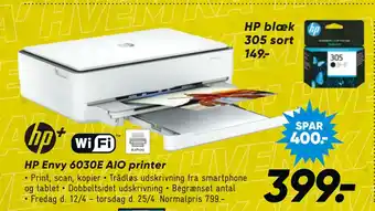 Bilka HP Envy 6030E AIO printer tilbud