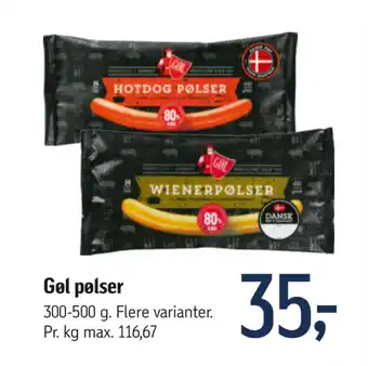 Føtex Gøl pølser tilbud