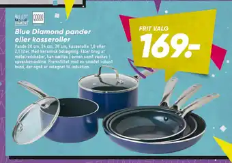 Bilka Blue Diamond pander eller kasseroller tilbud