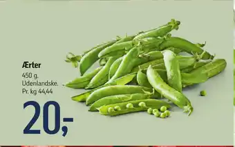 Føtex Ærter tilbud