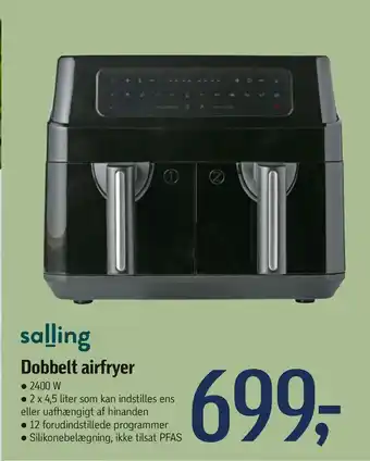 Føtex Dobbelt airfryer tilbud