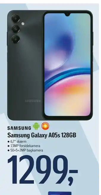 Føtex Samsung Galaxy A05s 128GB tilbud