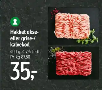 Føtex Hakket okse- eller grise-/ kalvekød tilbud