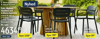 Føtex Athena havestol tilbud