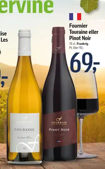 Føtex Fournier Touraine eller Pinot Noir tilbud