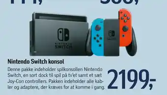 Føtex Nintendo Switch konsol tilbud