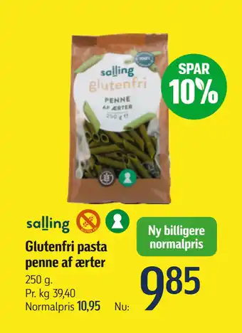 Føtex Glutenfri pasta penne af ærter tilbud