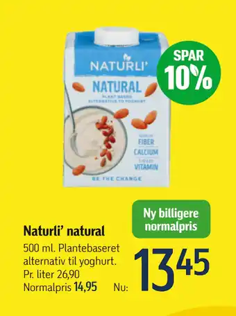 Føtex Naturli’ natural tilbud