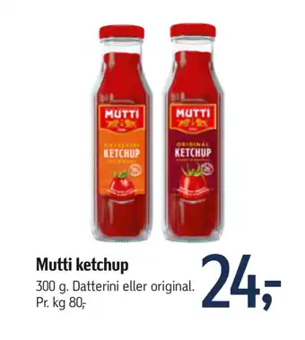 Mutti ketchup