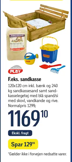 Føtex sandkasse tilbud