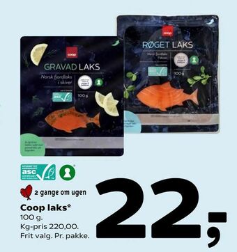 Coop 365 Coop laks tilbud