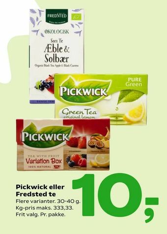 Pickwick eller Fredsted te