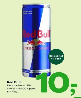 Coop 365 Red Bull tilbud