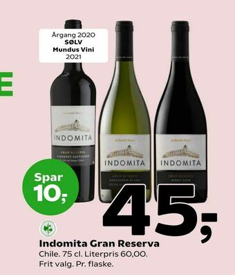 Coop 365 Indomita Gran Reserva tilbud