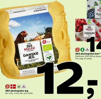 Coop 365 365 økologiske æg tilbud