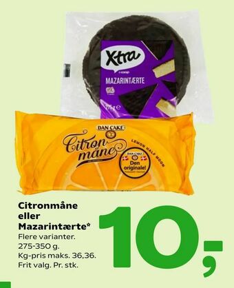 Coop 365 Citronmåne eller Mazarintærte tilbud