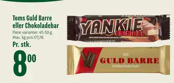 Toms Guld Barre eller Chokoladebar