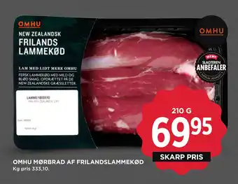 MENY OMHU MØRBRAD AF FRILANDSLAMMEKØD tilbud