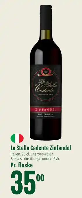 Min Købmand La Stella Cadente Zinfandel tilbud