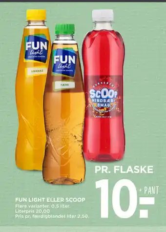 MENY FUN LIGHT ELLER SCOOP tilbud