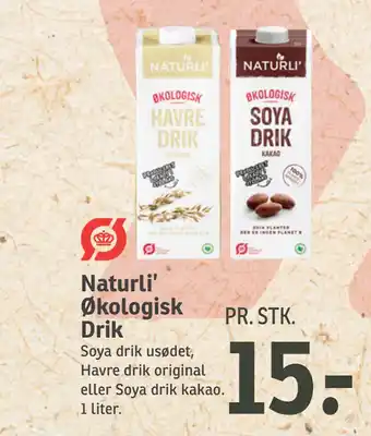 SPAR Naturli’ Økologisk Drik tilbud