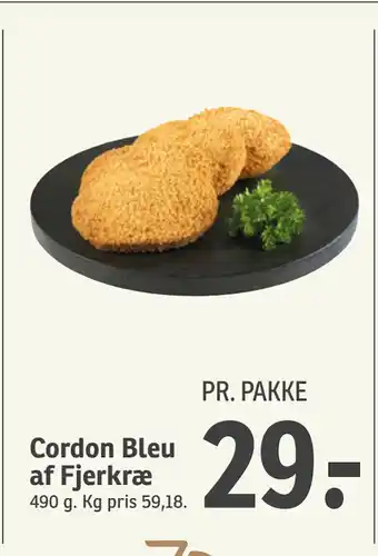 SPAR Cordon Bleu af Fjerkræ tilbud