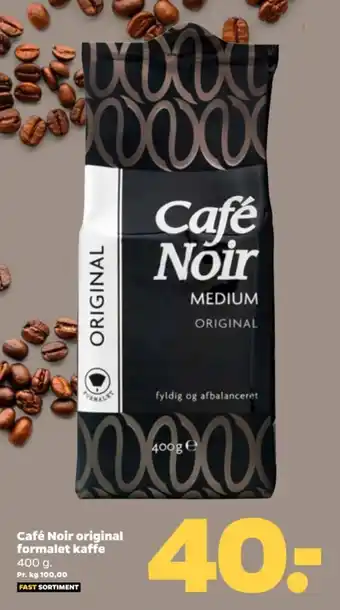 Netto Café Noir original formalet kaffe tilbud