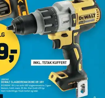 XL-BYG DEWALT SLAGBOREMASKINE XR 18V tilbud