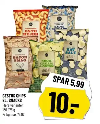 Løvbjerg GESTUS CHIPS EL. SNACKS tilbud