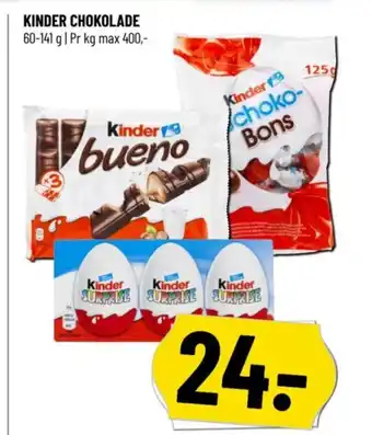 Løvbjerg KINDER CHOKOLADE tilbud