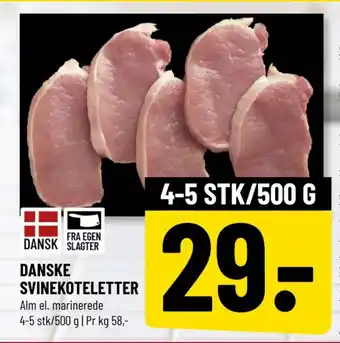 Løvbjerg DANSKE SVINEKOTELETTER tilbud