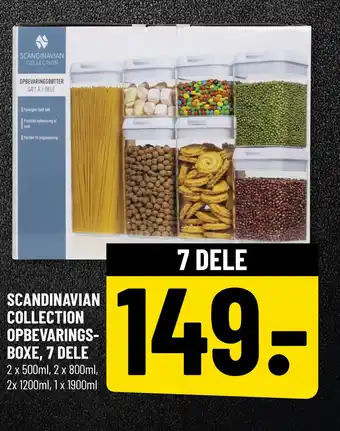 Løvbjerg SCANDINAVIAN COLLECTION OPBEVARINGSBOXE, 7 DELE tilbud