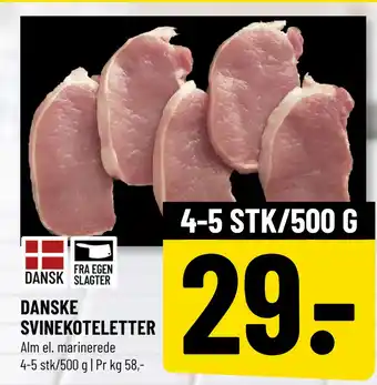 Løvbjerg DANSKE SVINEKOTELETTER tilbud