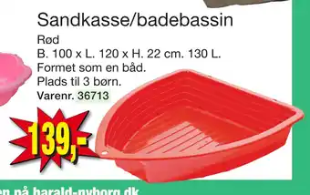 Harald Nyborg Sandkasse/badebassin tilbud