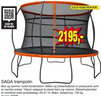 Harald Nyborg SAGA trampolin tilbud