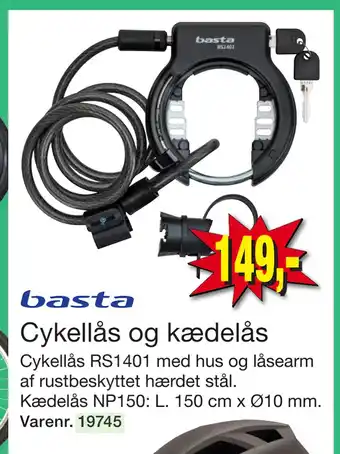 Harald Nyborg Cykellås og kædelås tilbud