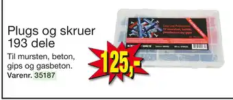 Harald Nyborg Plugs og skruer 193 dele tilbud