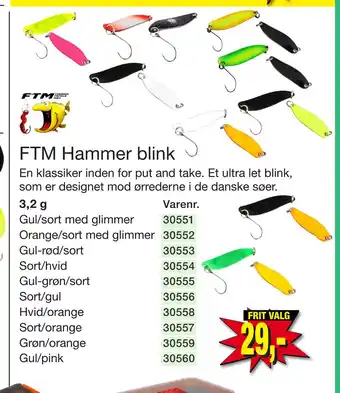 Harald Nyborg FTM Hammer blink tilbud