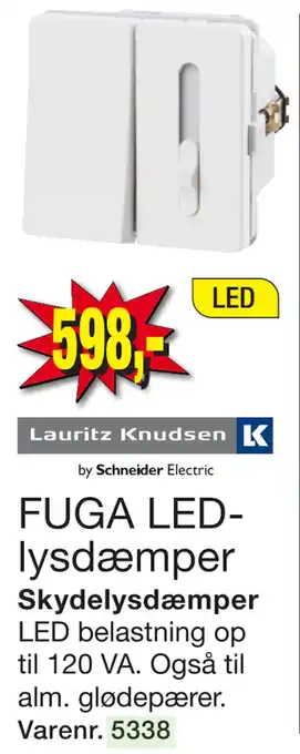 Harald Nyborg FUGA LEDlysdæmper tilbud