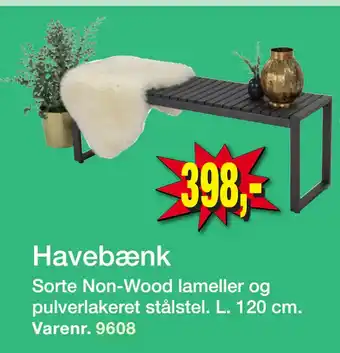 Harald Nyborg Havebænk tilbud