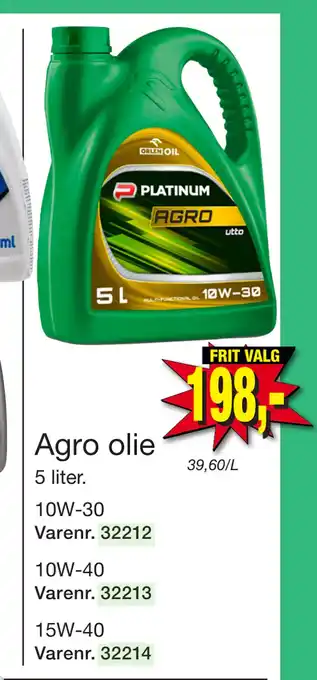 Harald Nyborg Agro olie tilbud