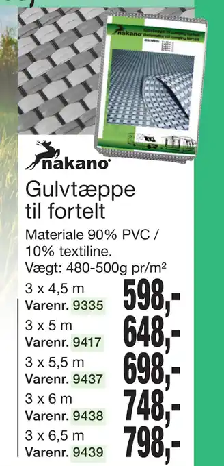 Harald Nyborg Gulvtæppe til fortelt tilbud