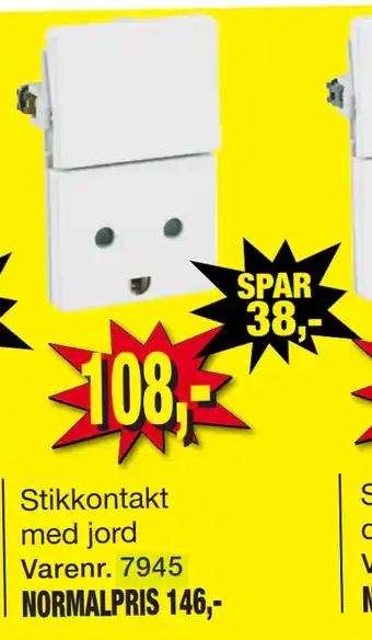 Harald Nyborg Stikkontakt med jord tilbud