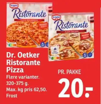 SPAR Dr. Oetker Ristorante Pizza tilbud