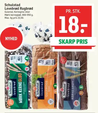 SPAR Schulstad Levebrød Rugbrød tilbud