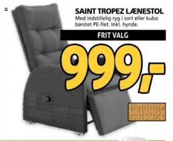 XL-BYG SAINT TROPEZ LÆNESTOL tilbud