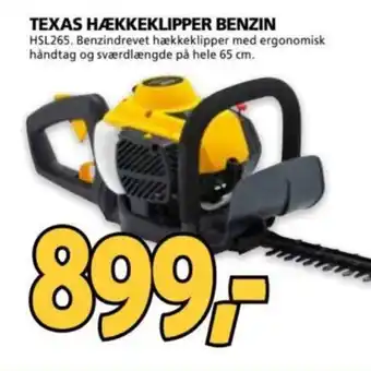 XL-BYG TEXAS HÆKKEKLIPPER BENZIN tilbud