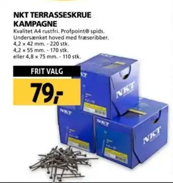 XL-BYG NKT TERRASSESKRUE KAMPAGNE tilbud