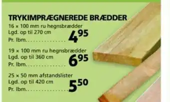 TRYKIMPRÆGNEREDE BRÆDDER
