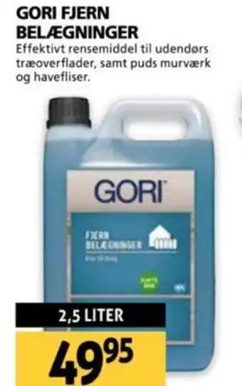 XL-BYG GORI FJERN BELÆGNINGER tilbud